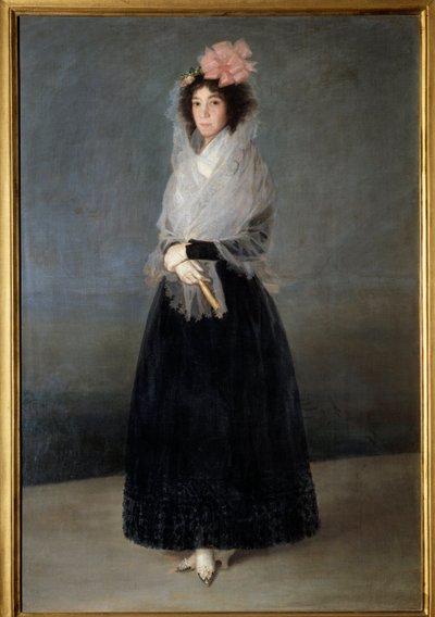 Portret hrabiny Del Carpio, markiza Solany (1757-1795) Obraz Francisco de Goya (1746-1828) XVIII-wieczne słońce. 1,81 x 1,22 m² autorstwa Francisco de Goya