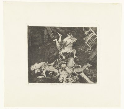 Ravages van de ooorlog spustoszenia wojenne (tytuł na obiekcie) De gruwelen van de ooorlog (tytuł serii) Katastrofy wojny (tytuł serii) autorstwa Francisco de Goya