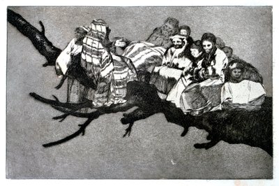 Śmieszny sen, 1819-1823 autorstwa Francisco de Goya
