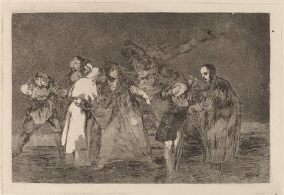 Leczą dźgnięcia, ale nie złe słowa (Rany goją się szybciej niż pospieszne słowa) autorstwa Francisco de Goya