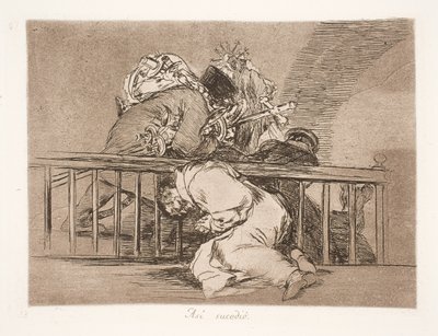 Jak to się stało (47) autorstwa Francisco de Goya