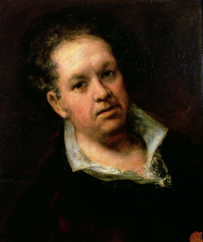 Autoportret, 1815 autorstwa Francisco de Goya