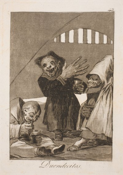 Małe trolle autorstwa Francisco de Goya