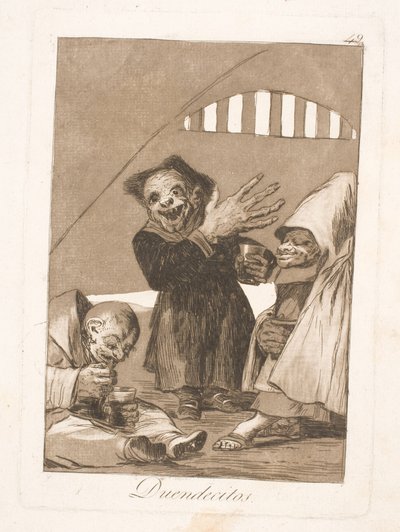 Małe trolle autorstwa Francisco de Goya