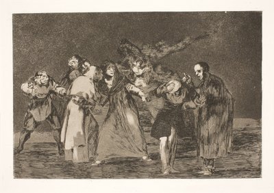 Rany goją się szybciej niż szybka rozmowa autorstwa Francisco de Goya