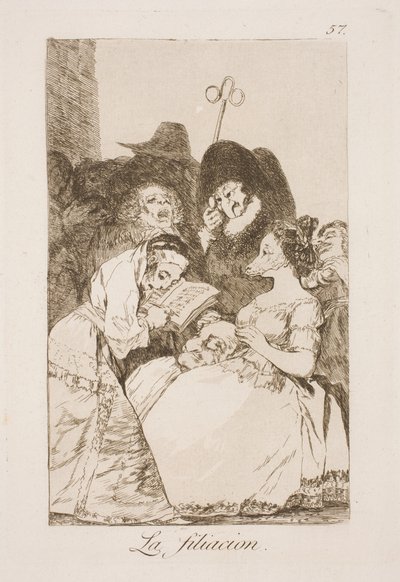 Drzewo genealogiczne autorstwa Francisco de Goya