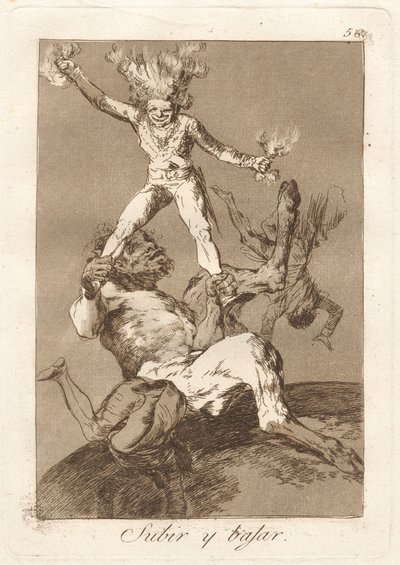 Subir y bajar (Wstać i Upaść) autorstwa Francisco de Goya