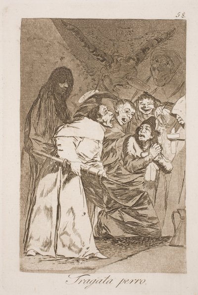 Weź to ty psie! autorstwa Francisco de Goya
