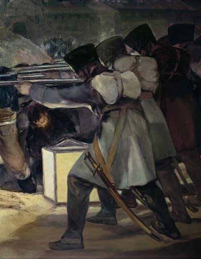 3 maja 1808, Madryt fragment piechoty, 1814 olej na płótnie autorstwa Francisco de Goya