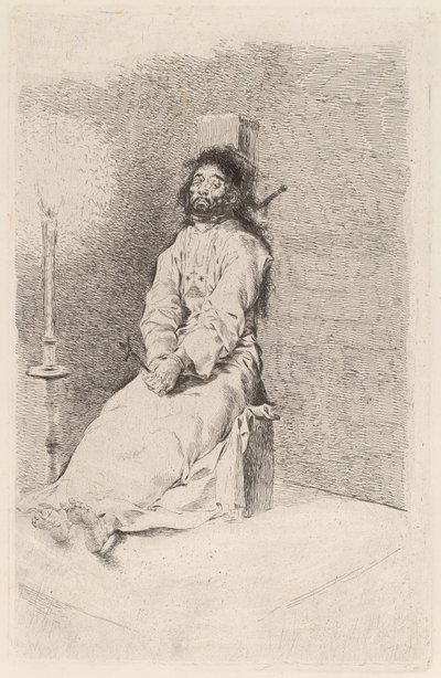 Garrotowany Człowiek autorstwa Francisco de Goya