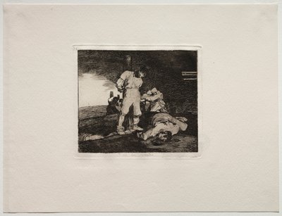 Horrory wojny: i nie ma na to pomocy. autorstwa Francisco de Goya