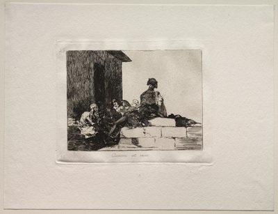 Horrors of War: Apele są na próżno autorstwa Francisco de Goya