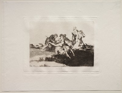 Okropności wojny: Dobroczynność, 1810. autorstwa Francisco de Goya