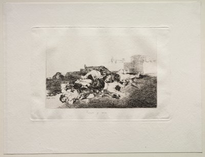 Okropności wojny: jeszcze gorsze autorstwa Francisco de Goya
