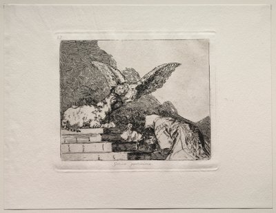 Okropności wojny: pantomima kotów autorstwa Francisco de Goya