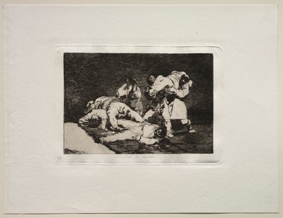 Okropności wojny: będzie tak samo. autorstwa Francisco de Goya