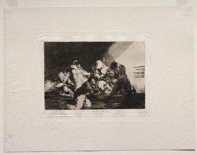 Okropności wojny: Nie można patrzeć autorstwa Francisco de Goya
