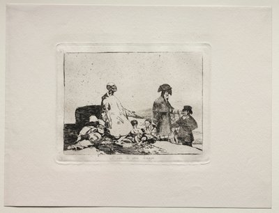 Horrory wojny: być może są innej rasy. autorstwa Francisco de Goya
