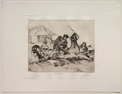 Okropności wojny: motłoch autorstwa Francisco de Goya