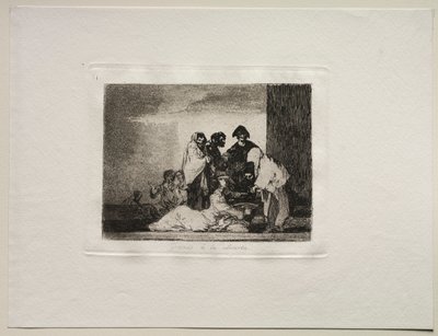 Horrory wojny: dzięki proso. autorstwa Francisco de Goya