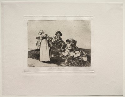 Horrors of War: Najgorsze jest błaganie. autorstwa Francisco de Goya