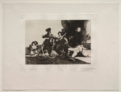 Okropności wojny: teraz nie ma czasu autorstwa Francisco de Goya