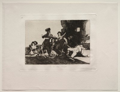 Horrory wojny: nie ma teraz czasu. autorstwa Francisco de Goya