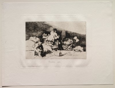 Horrory wojny: te też. autorstwa Francisco de Goya