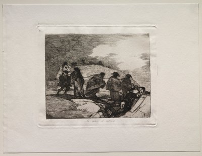 Horrory wojny: nie znają drogi. autorstwa Francisco de Goya