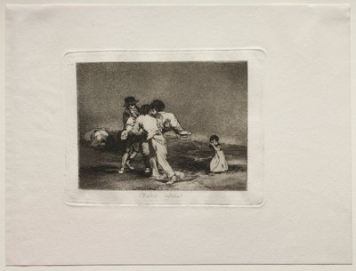 Okropności wojny: Nieszczęśliwa matka. autorstwa Francisco de Goya