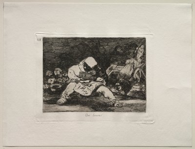 Horrory wojny: co za szaleństwo!. autorstwa Francisco de Goya