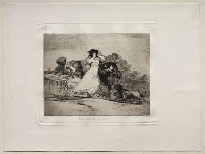 Horrors of War: Co to za zgiełk. autorstwa Francisco de Goya