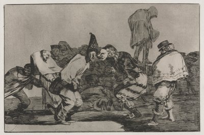 Przysłowia: Karnawałowe szaleństwo autorstwa Francisco de Goya