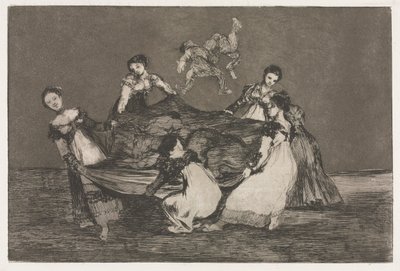 Przysłowia: Kobieca szaleństwo, 1864. autorstwa Francisco de Goya