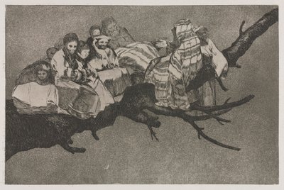 Przysłowia: śmieszne szaleństwo autorstwa Francisco de Goya