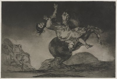 Przysłowia: porywacz koni autorstwa Francisco de Goya