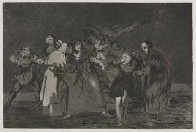 Przysłowia: Rany goją się szybciej niż pospieszne słowa autorstwa Francisco de Goya