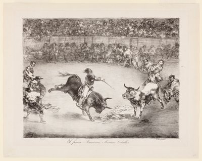 Słynny Amerykanin, Mariano Ceballos: Byki z Bordeaux autorstwa Francisco de Goya