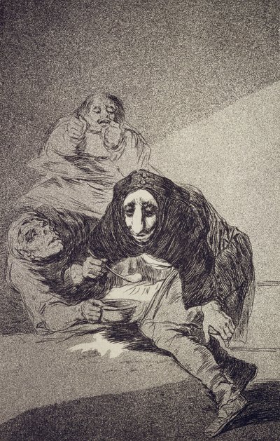 Wstydliwy Capricho nr 54 autorstwa Francisco de Goya