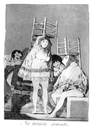 Mają już miejsce, 1799 autorstwa Francisco de Goya