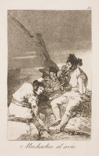 Do pracy chłopców autorstwa Francisco de Goya