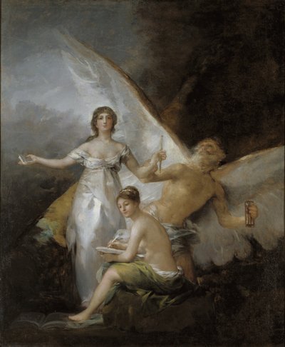 Prawda, czas i historia, 1804-08 autorstwa Francisco de Goya