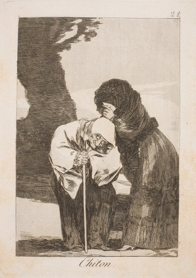 Cicho, cicho autorstwa Francisco de Goya