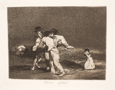 Nieszczęsna matka (50) autorstwa Francisco de Goya