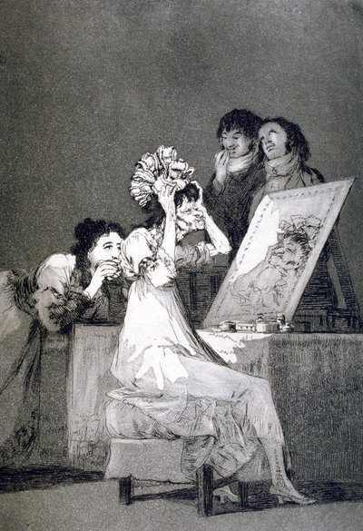 Aż do śmierci, 1799 autorstwa Francisco de Goya