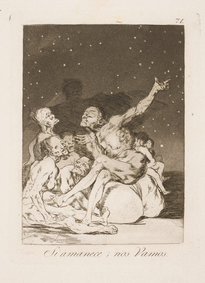 O świcie musimy odejść autorstwa Francisco de Goya