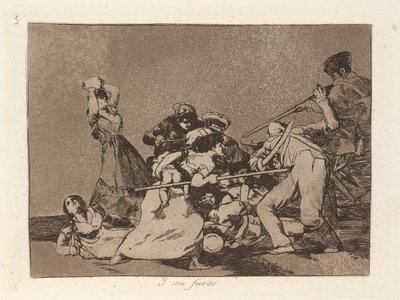 Y son fieras (I są jak dzikie bestie) autorstwa Francisco de Goya
