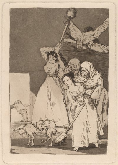 Ya van desplumados (Tam idą zerwane) autorstwa Francisco de Goya