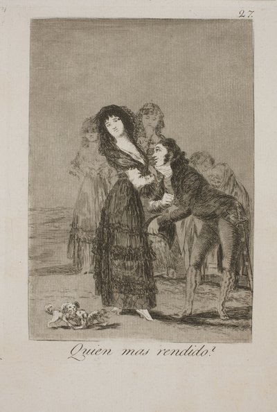 Oddany sługa autorstwa Francisco de Goya