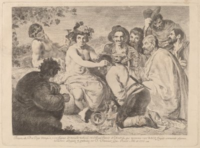 Autobusy (Bachus) autorstwa Francisco de Goya after Diego Velázquez